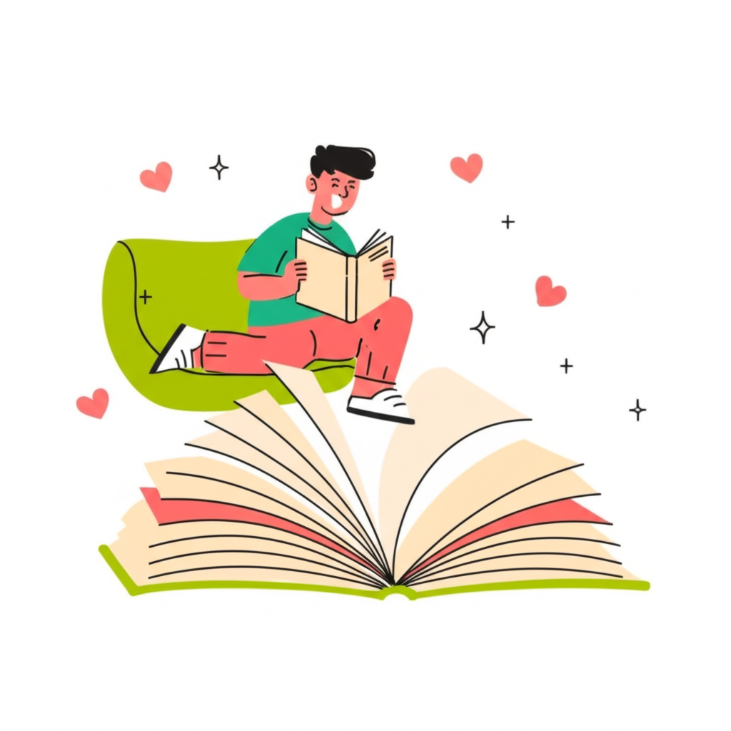 Flipping through photo book